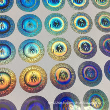 Custom Hologram Sticker Waterproof Laser Label Self Adhesive Vinyl Stickers